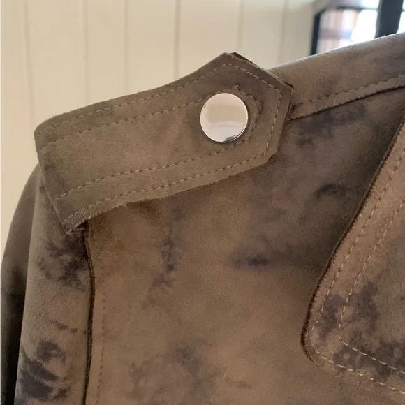 Tahari Brown Gray Jacket - Picture 4 of 6